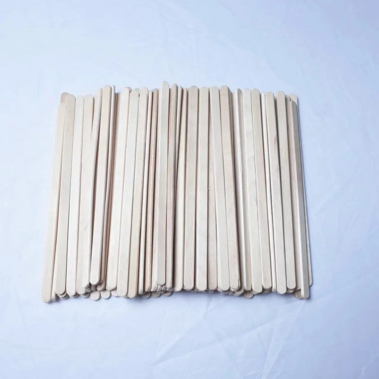 Disposable Hot Stamp Custom Logo Branding Birch Coffee Sticks Wooden Bamboo Coffee Stirrer With 140x6*2