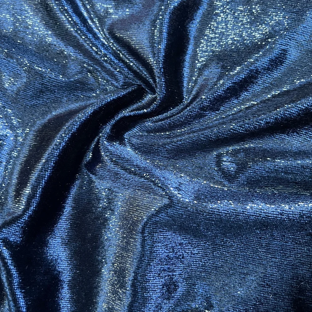 Lame Fabric Shiny sheer Yarn velvet fabric for Evening dress gowns high quality silk velvet fabric by the yard