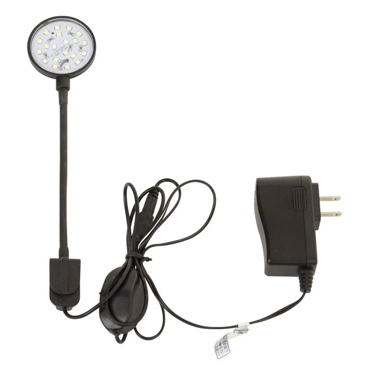 Fish Tank Adjustable Clamp Clip Lamp White&Blue Color 20000K Led Aquarium Led Light