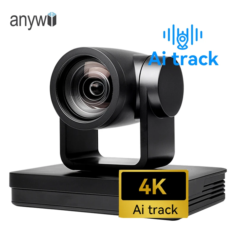 Anywii 12x HDM1 IP ptz optics 4k video conference camera  4k live broadcast camera for church live streaming camera youtube