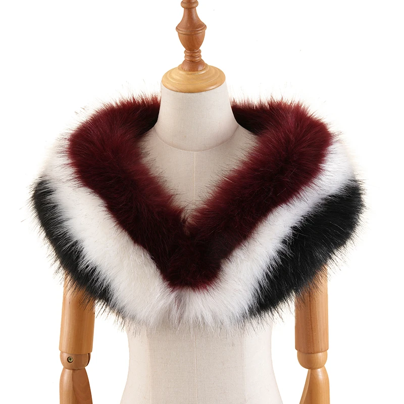 2021 New Customizable Color Winter 100% Real Fox Fur Scarf And Shawl For Ladies