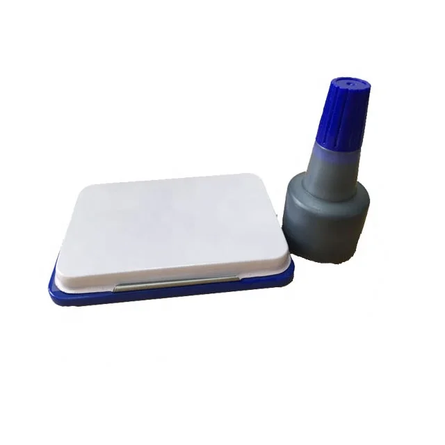 Blue color voting stamp pad  for Tanzania election