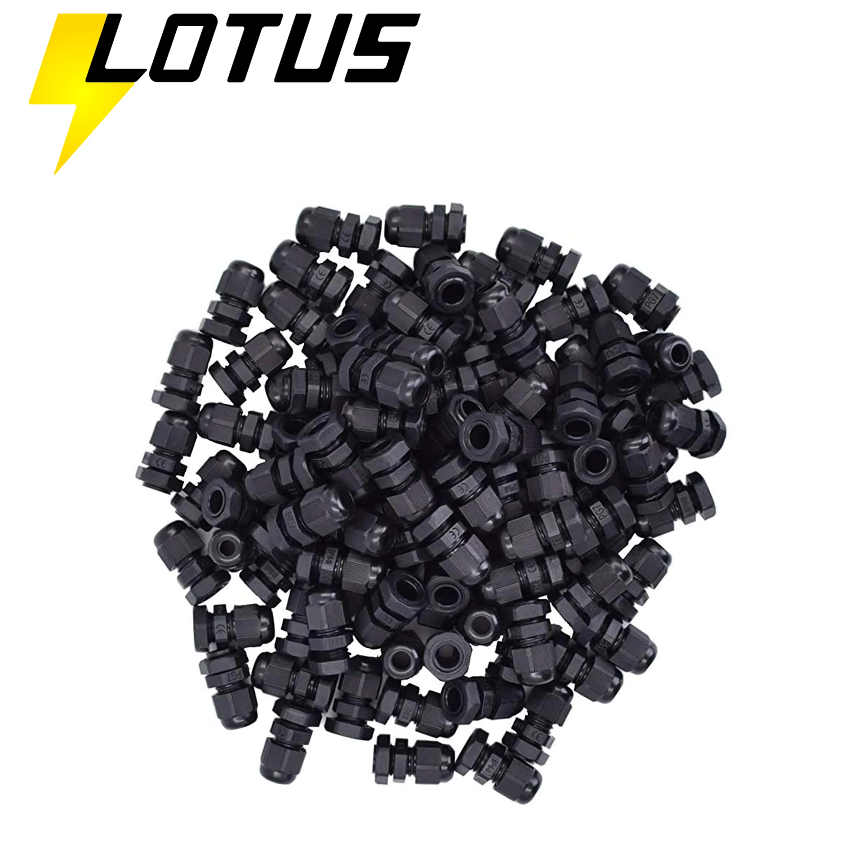 Top Quality Nylon Cable Gland Cable Connectors Plastic Wire Protectors Waterproof PG7 Factory Price