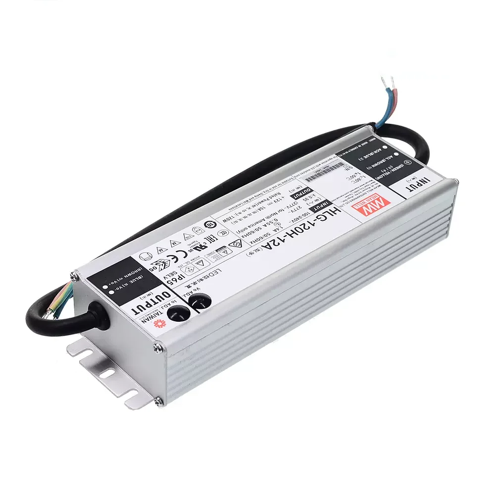 Mean well HLG-120H Series 120W 12V 15V 20V 24V 30V 36V 42V 48V 54V LED Power Supply Waterproof LED Driver For Grow Light