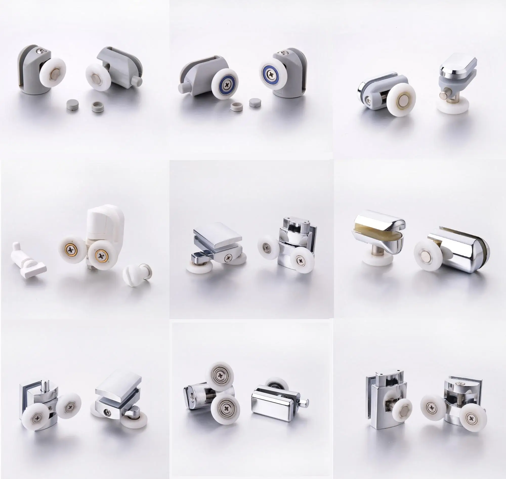 CE Professional Single Double Shower Room Cabin Door Sliding Glass Door Bathroom Part Bearing Wheel Runner Pulley