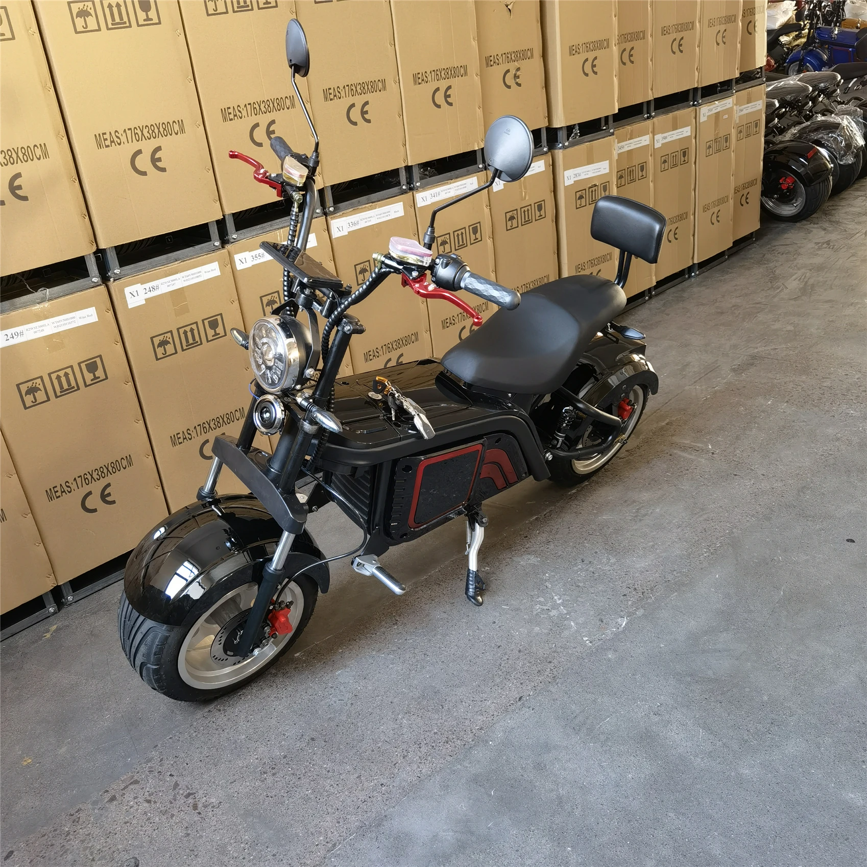 Дешево Горячая Распродажа 70V 20A электрический велосипед 2-ух колесный с толстыми покрышками для игры в гольф байкерском