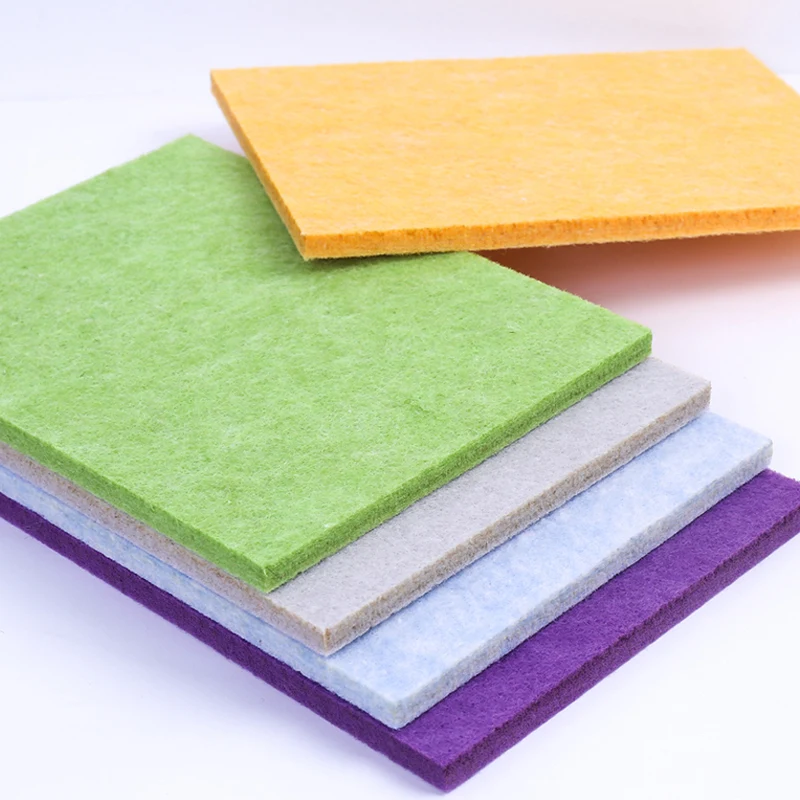 New material 20mm polyester fiber acoustic panels sheet in stock for March Promotion
