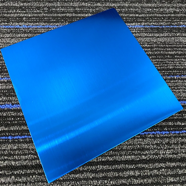 Factory wholesale 304 luxury decorative stainless steel metal sheets hairline surface  for elevator