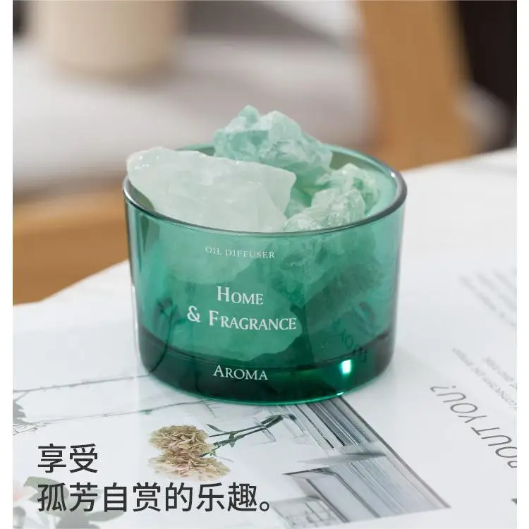 Home Decorative Fragrance Crystal Stone  Diffuser with Essential Oil Aromatherapy Stone Diffuser