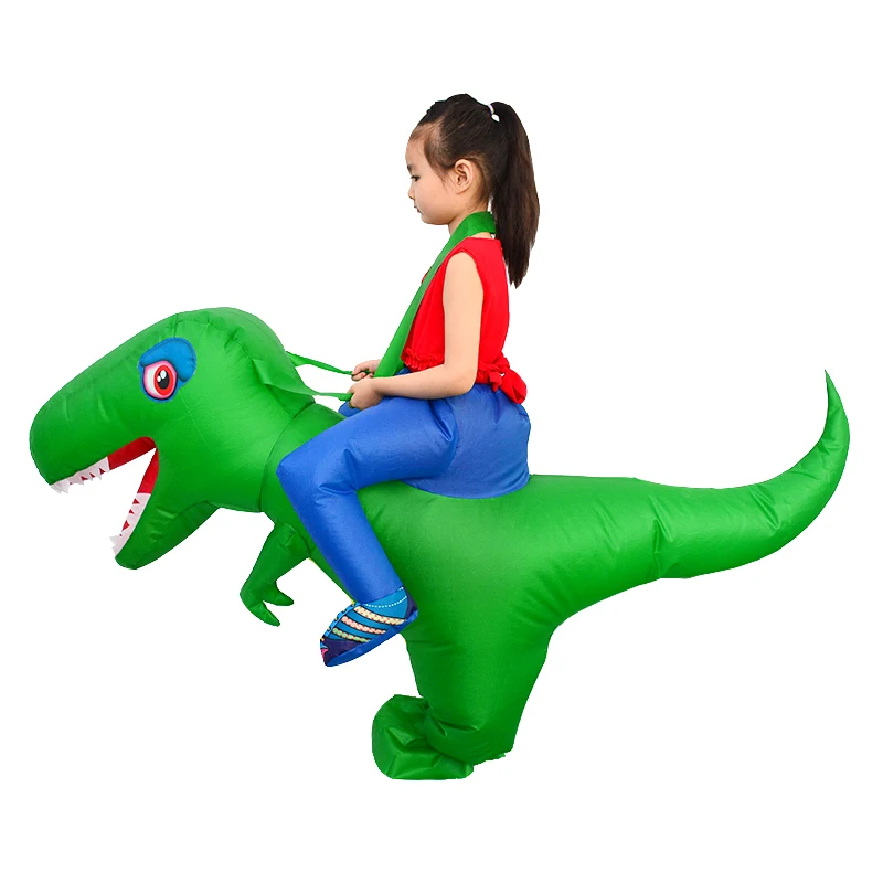 Новое поступление Хэллоуин надувной динозавр T-rex костюм подарок для вечеринки детский динозавра детей 70-100 см