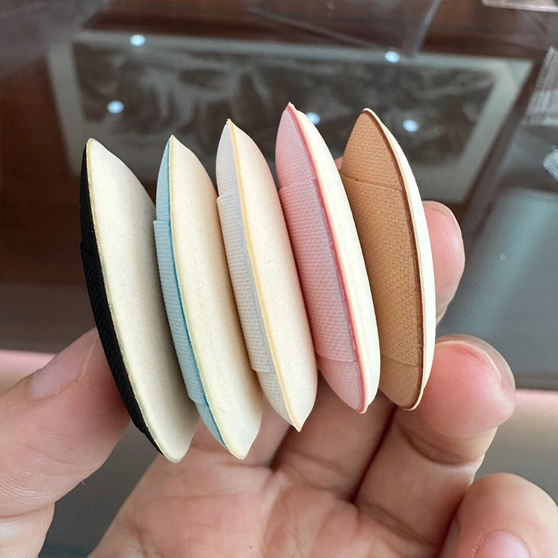 OEM Custom Wholesale Mini Finger Powder Puff Air Cushion Puff Dry&Wet Latex Free Small Make up Sponge Foam Finger Sponge