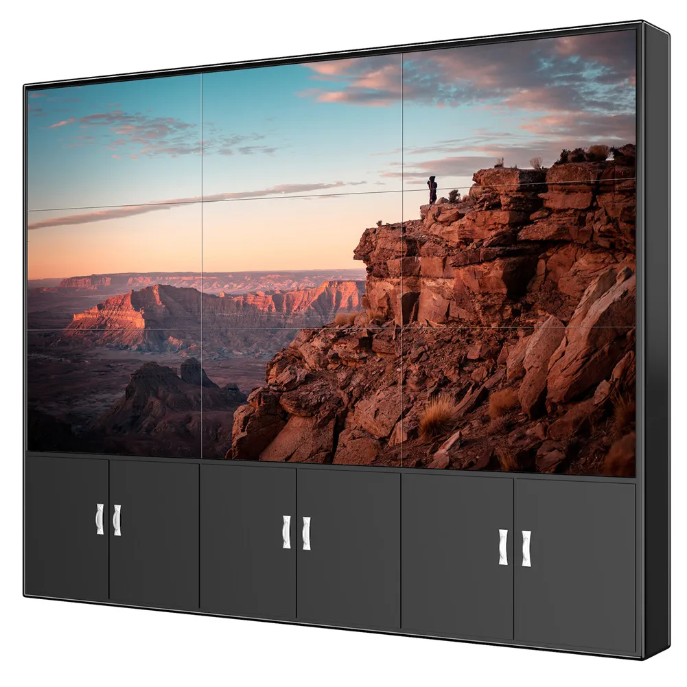 DID Samsung videowall 4k advertising display lcd splicing screen 55 inch mount bracket video wall controller 2x2