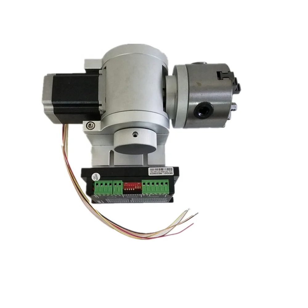 rotary worktable including step motor driver for laser marking machine