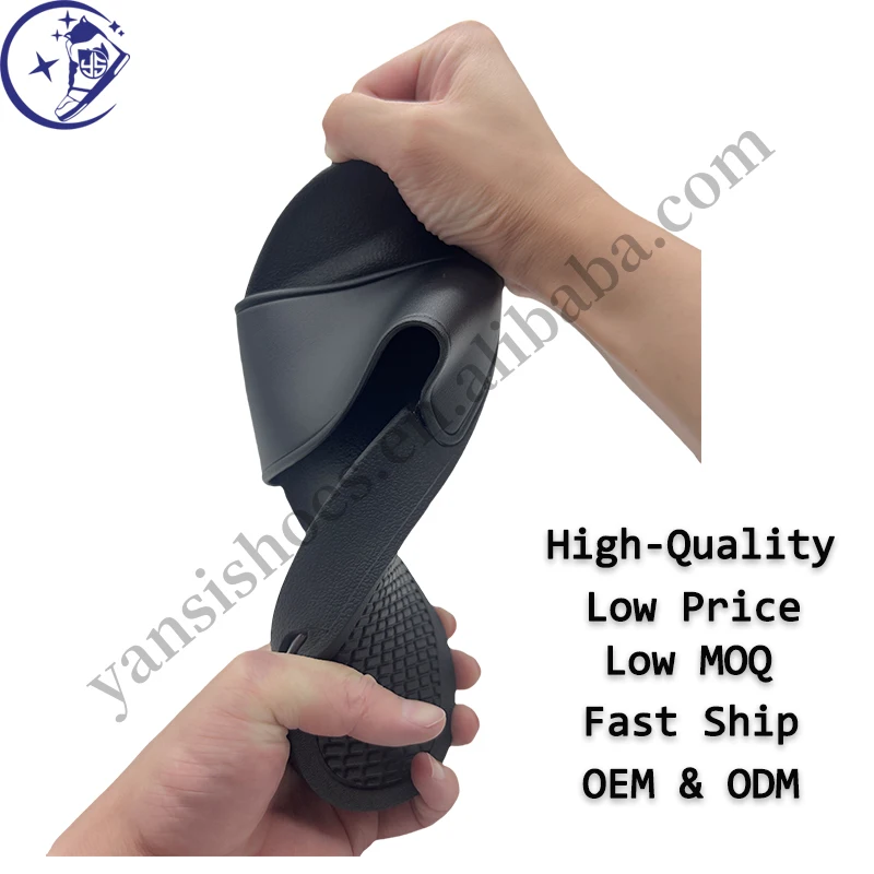 Color Printed Laser Engraved Customized Logo Slippers High Quality PVC Air Cushion Button To Sport teams Support OEM&ODM