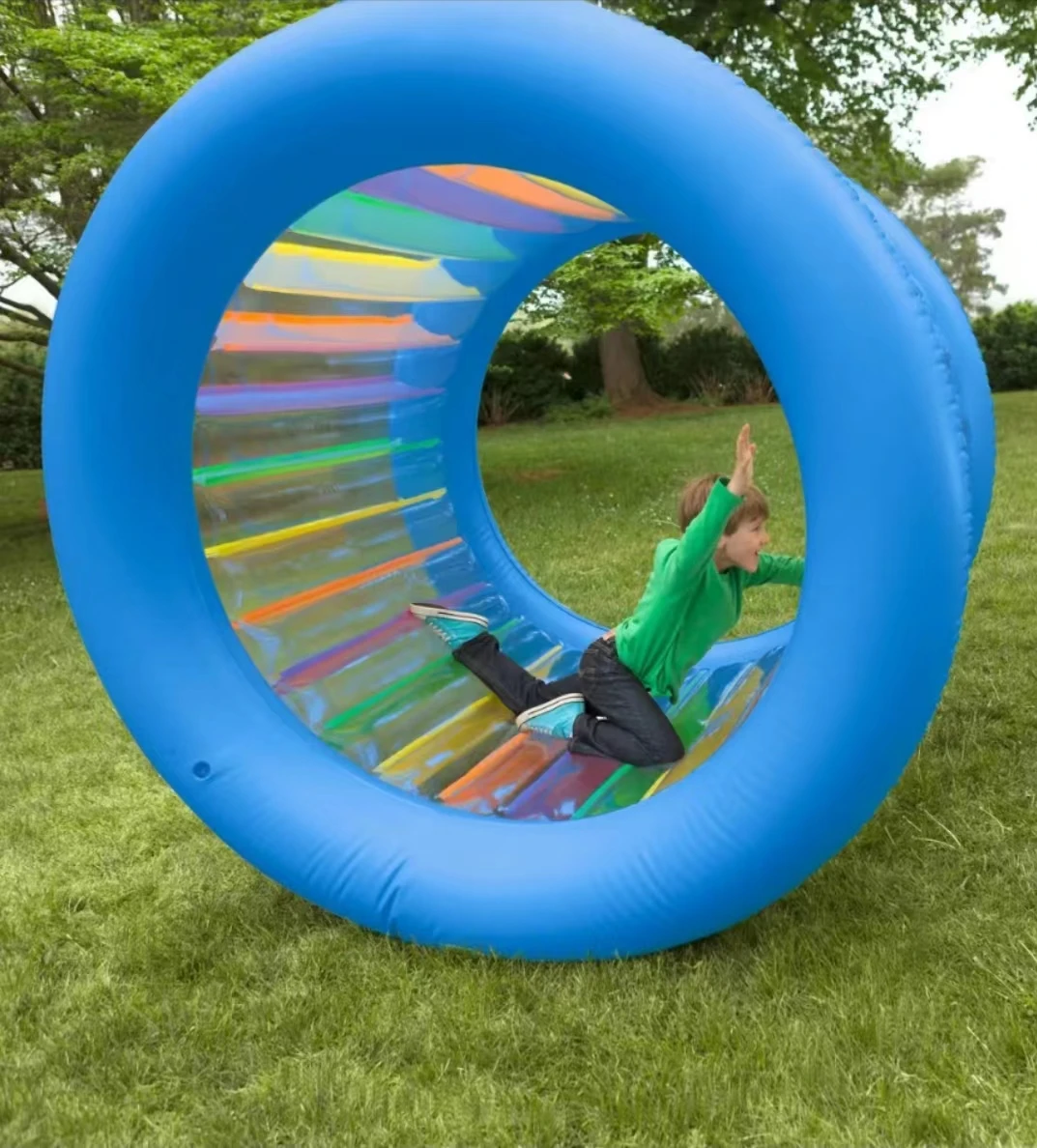 Roll With It Giant Inflatable Rolling Wheel