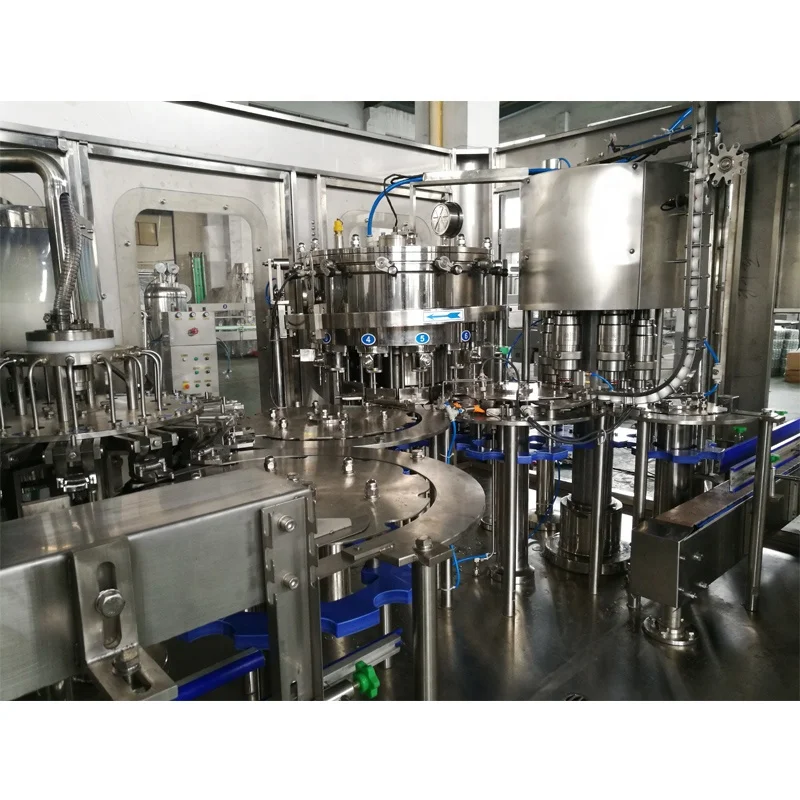 
Complete CSD Carbonated Soft Drink Production Line / Filling Bottling Machine <span style=