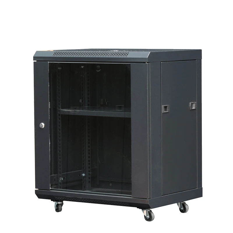 Data Cabinets 8Mm Rack-Mounted Server Ddf Network Cabinet 42U 47U 12U 24U 33U 21U Case Deep Wall Slim Wide Box For Rack