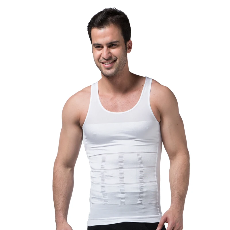 Slimming Body Shaper Slimming Underwear Corset Waist Cincher Bodysuit Tummy Shaper Vest for Men