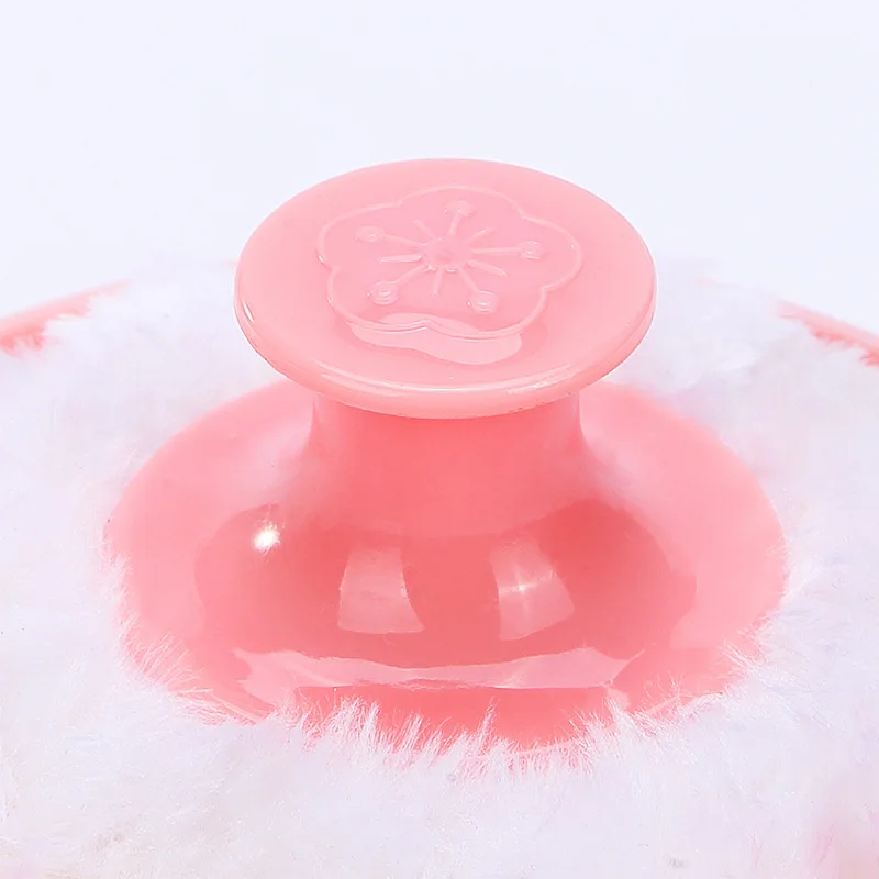 Wanmei new product hair salon talcum powder Plush puff soft plush for baby kids children use