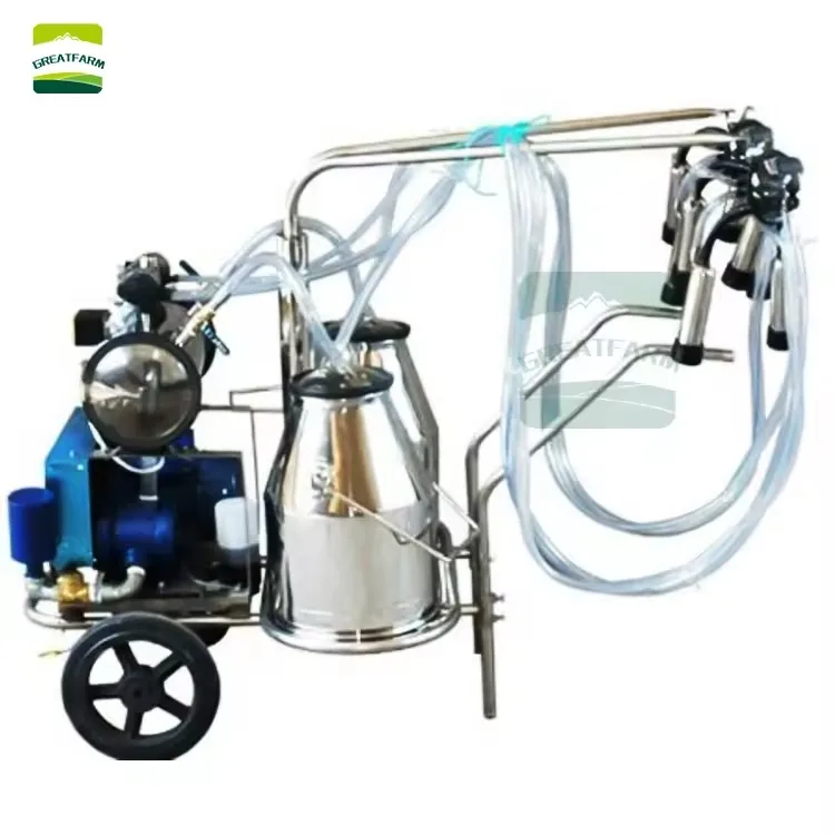 High-Efficiency Cow Milking Machine Cow Milking Collection Machine High-Comfort Farm Equipment For Cow