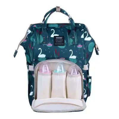 
Super multi-functional mommy breast pump bag anti-theft nappy diaper backpack 