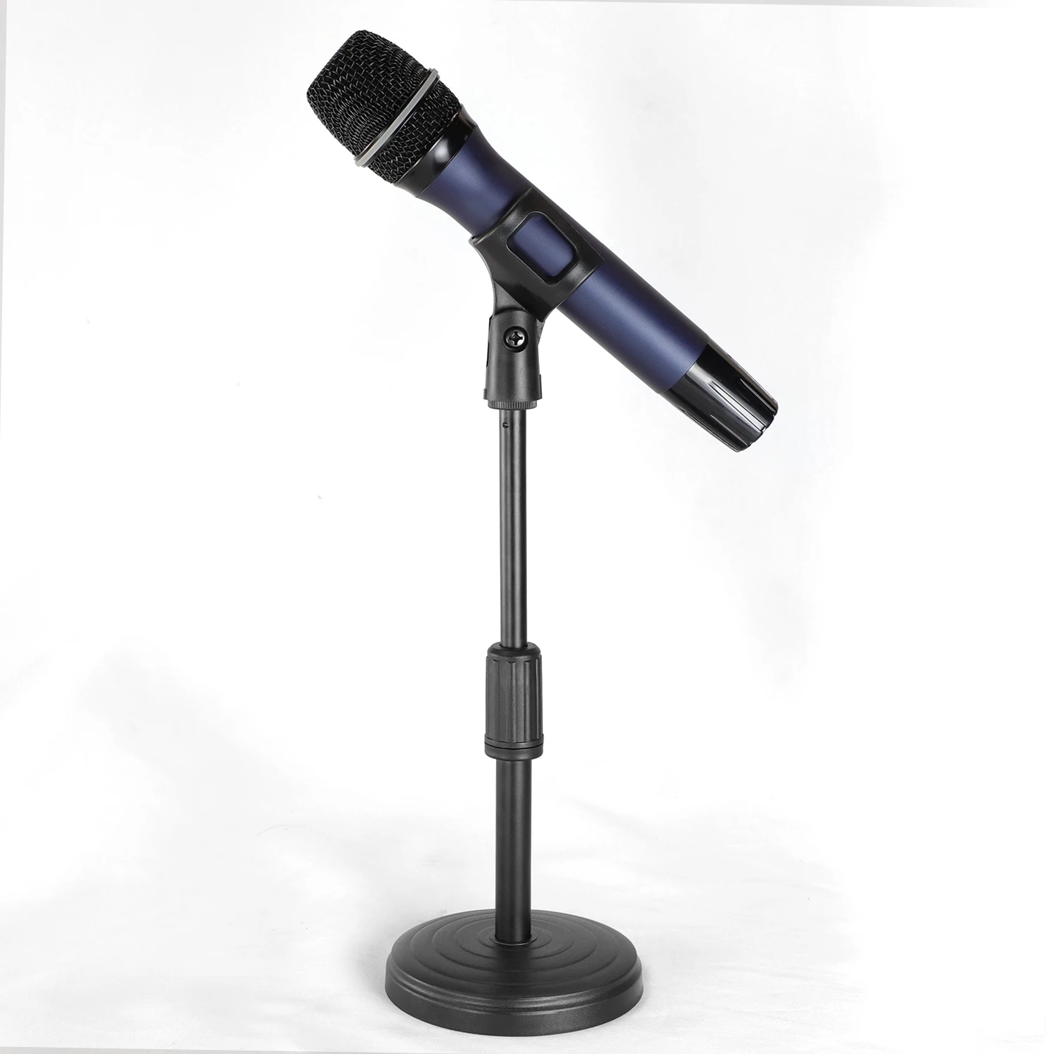 High quality metal pole microphone desktop stand upgrade adjustable desktop microphone stand