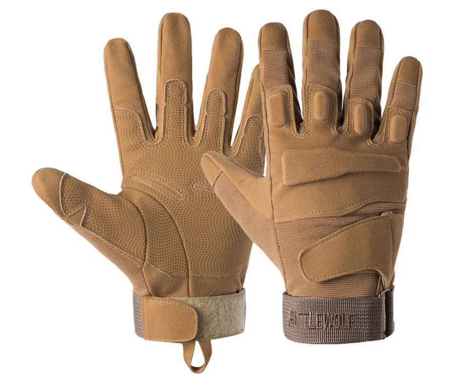 
Military Issue Army Leather Combat Outdoor spoorts Gym Training Cycling Bike Riding Rock Climbing Military Tactical Gloves 