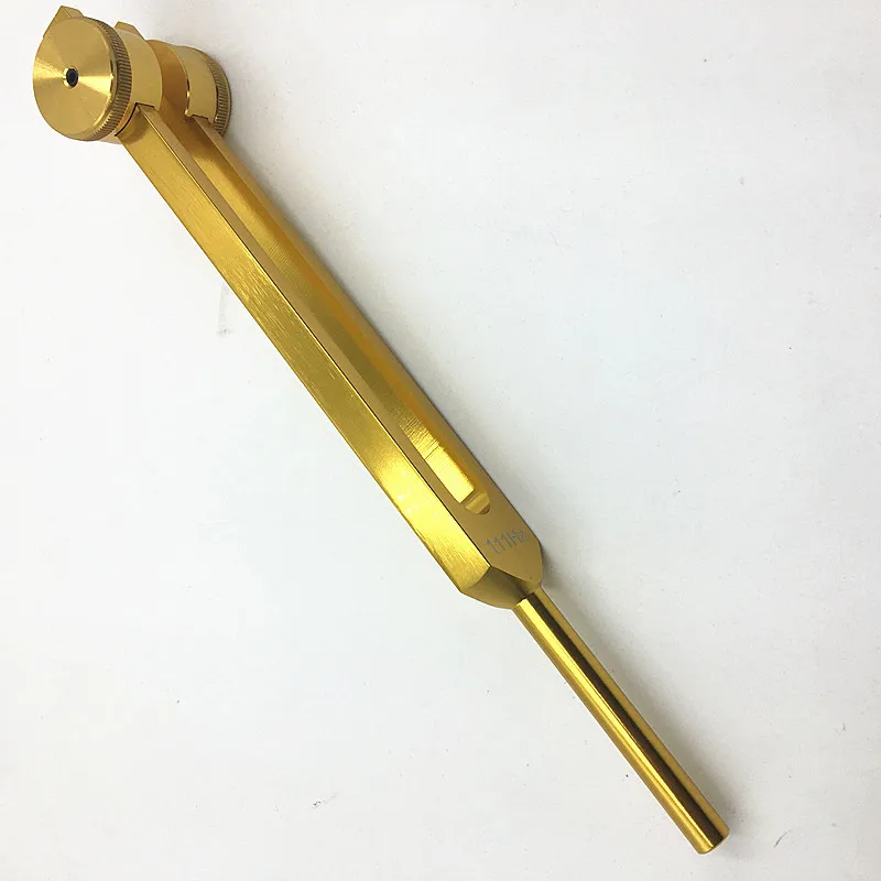 
Aluminum 111HZ Golden Vibration Sound Therapy Healing Chakra Tuning Fork Set With Hammer 