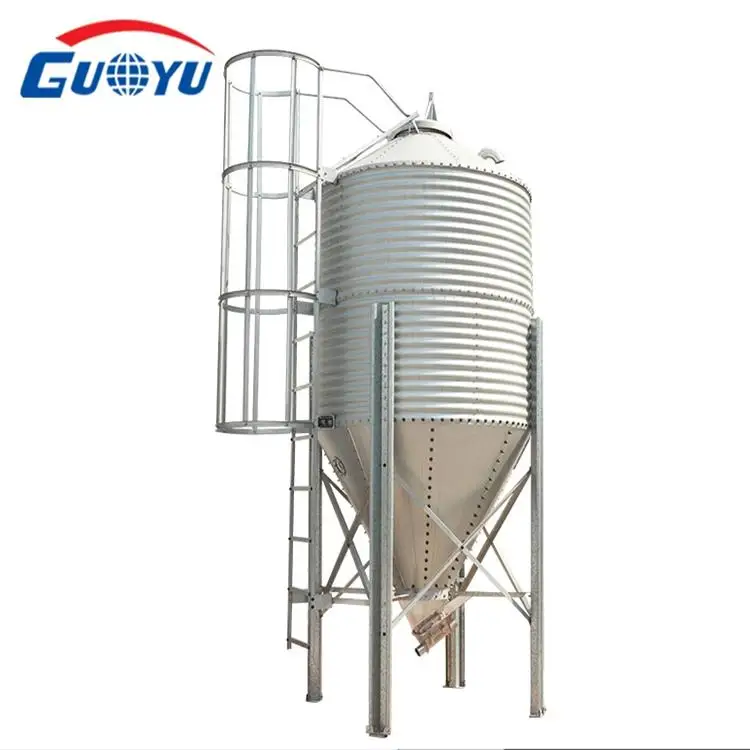 galvanized corrugated steel small grain farm used silo