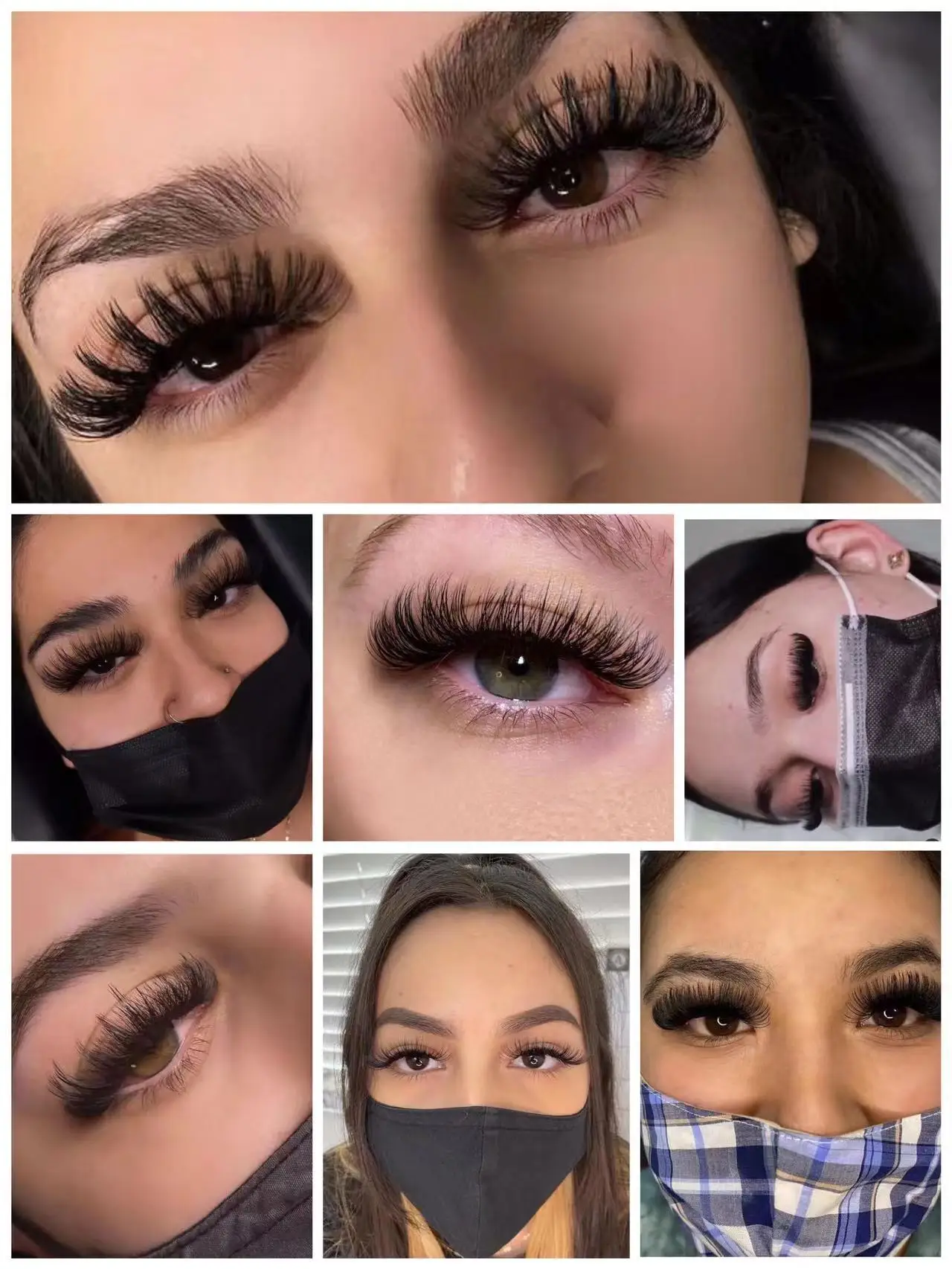 Free Sample lash trays wholesale C CC D DD matte lash extensions trays  your custom logo cashmere lash tray