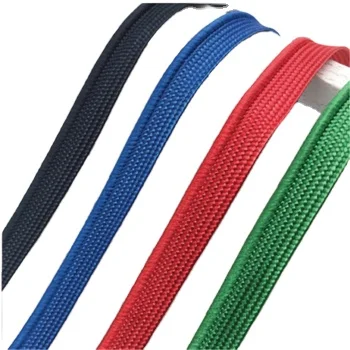 Custom satin Bias cutting banding Imitation nylon piping cording leather PU Piping Cord for Garment