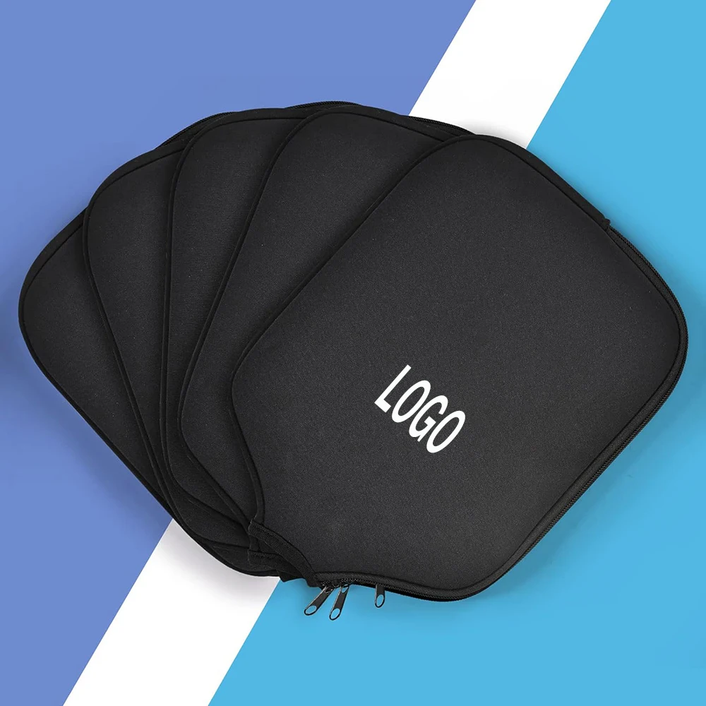 Hot Selling USAPA Paddle Neoprene Cover Standard Custom Logo Pickball Paddles Pickleball Racket Adults Round Solid Entertainment