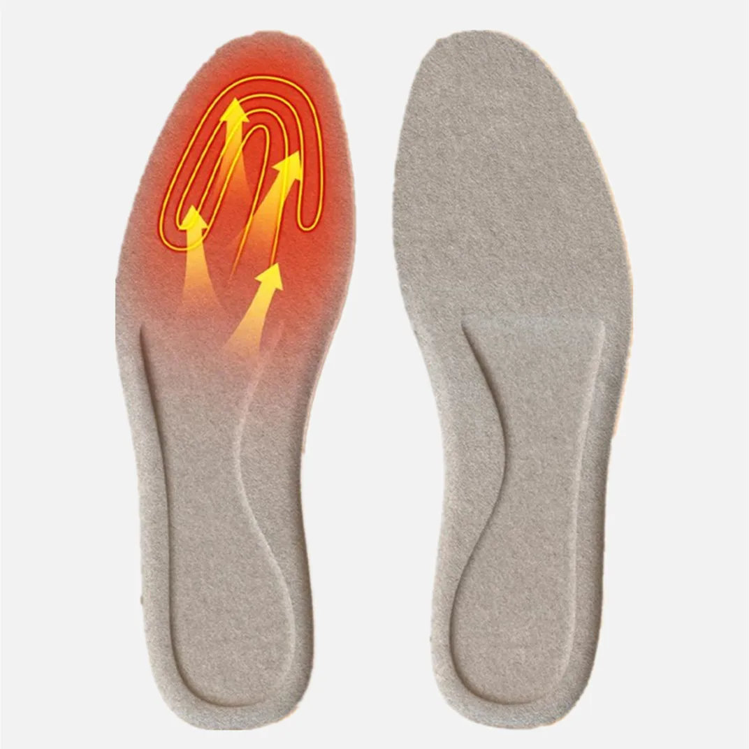 Heated Insoles Orthopedic Insoles Battery Winter Outdoor Sport Shock Absorption Insole Foot Warmer Electric Rechargeable