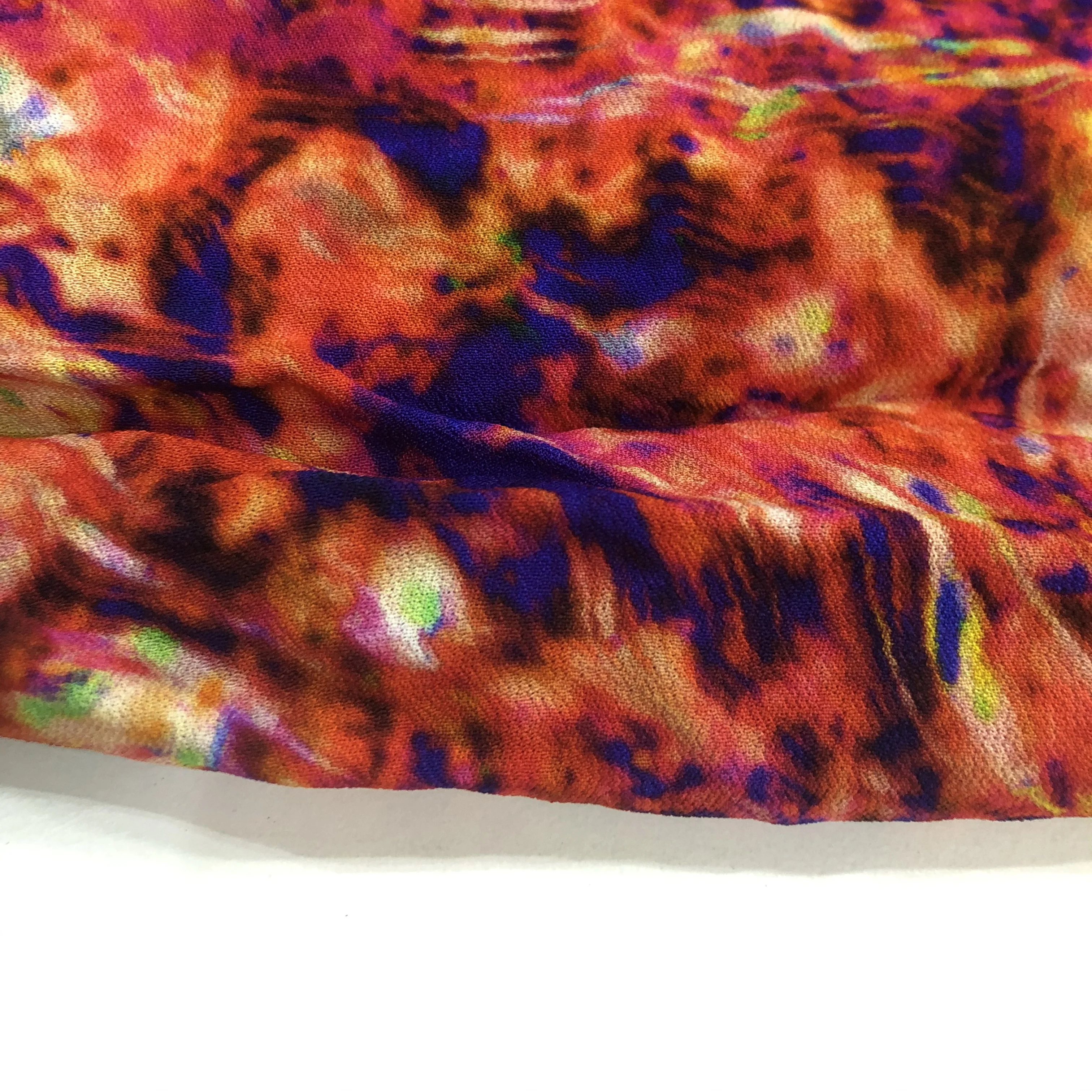 75D 100% VISCOSE RAYON CREPE CDC REACTIVE DIGITAL PRINTED FABRIC FOR LADY CLOTHES