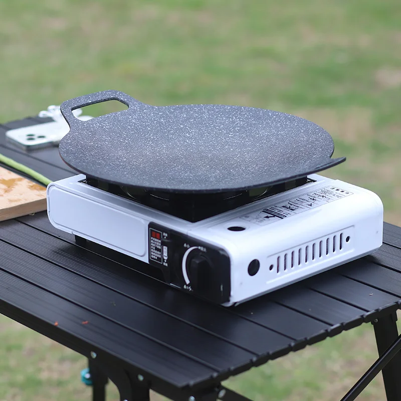 Portable Cassette Furnace Single Cylinder Gas Stove Camping Cooking Accessories Outdoor Kitchen For BBQ Picnic