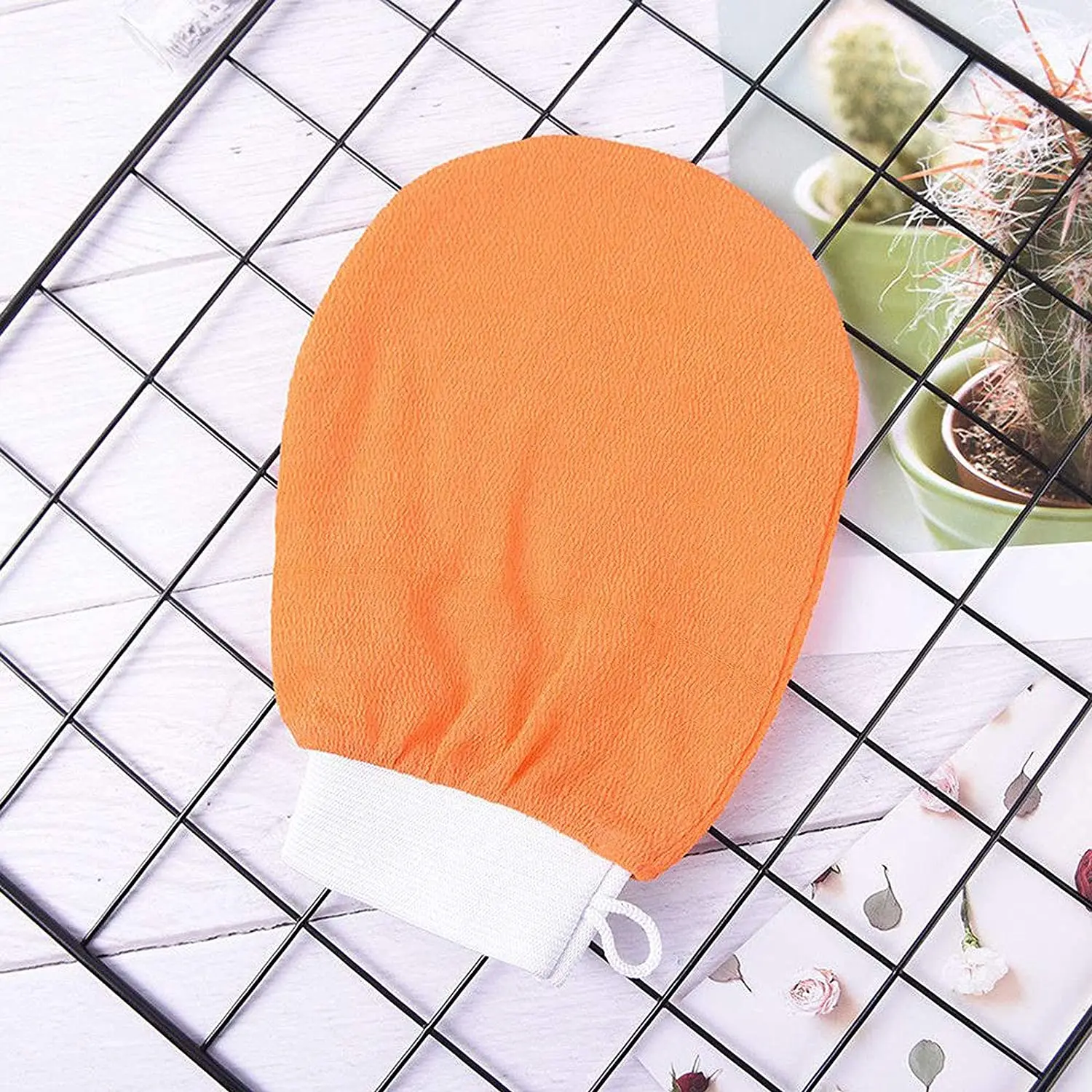 New Arrival Natural Raw Silk Exfoliating Glove Or Viscose Gloves