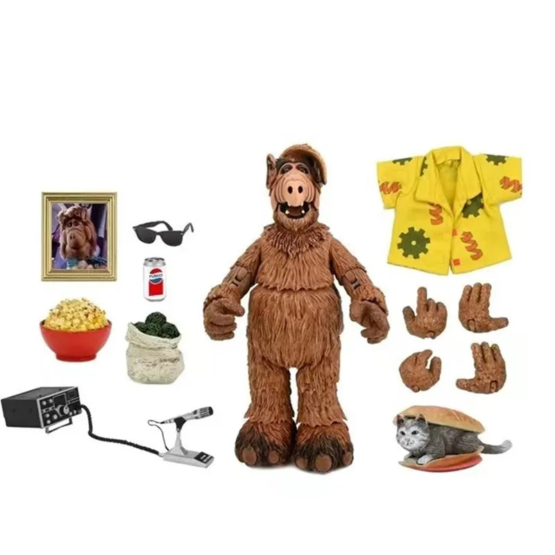 NECA Ah Fu at home ALF шарнирные шарниры подвижная фигурка виниловая Кукла коллекционная модель подарок