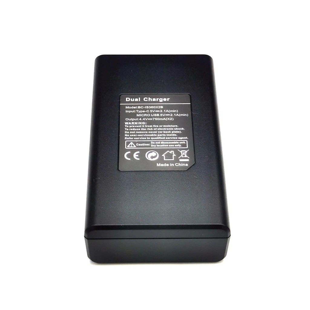 Hot Sales Panoramic Action Camera Dual Slots Usb Battery Charger Insta360 One X Action Camera Accessory