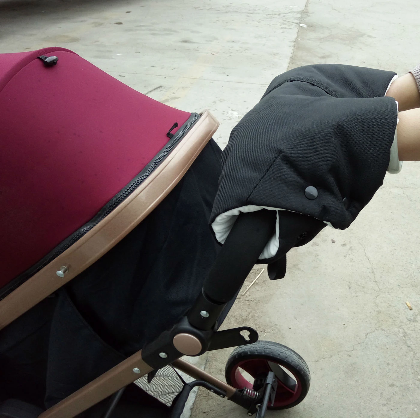 Universal Stroller gloves with waterproof Warm Pram Hand Muff Winter hand