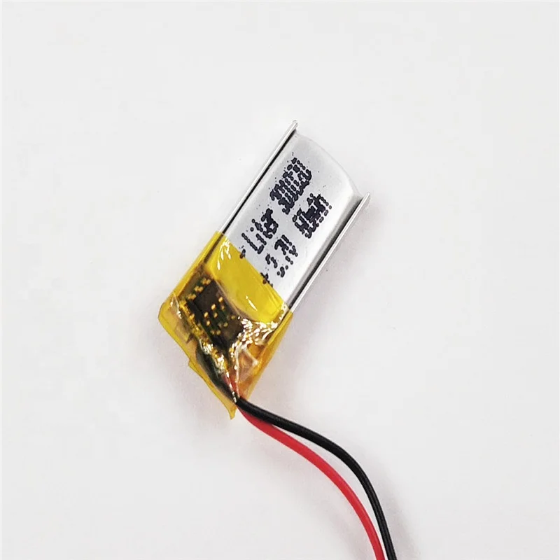 Ультратонкая литий-полимерная аккумуляторная батарея 301020 60 мАч 3,7 в литий-полимерная батарея для Носимых устройств Беспроводная гарнитура