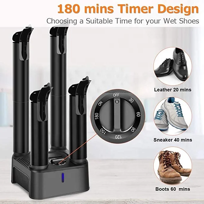 Quality 4 Detachable Air Duct Long Boots&Shoes Dryer