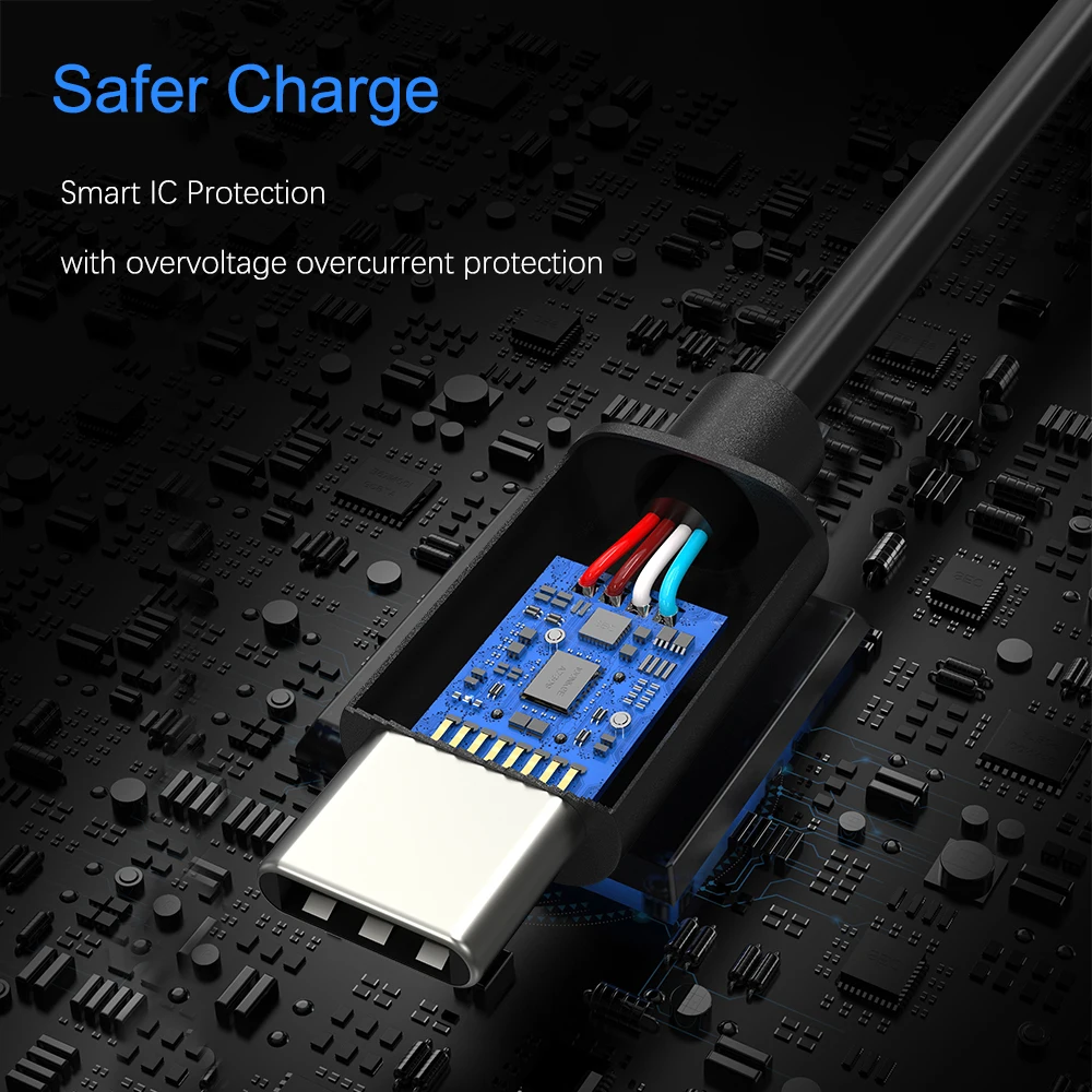  USB-кабель ULIFTUS типа C для быстрой зарядки мобильных