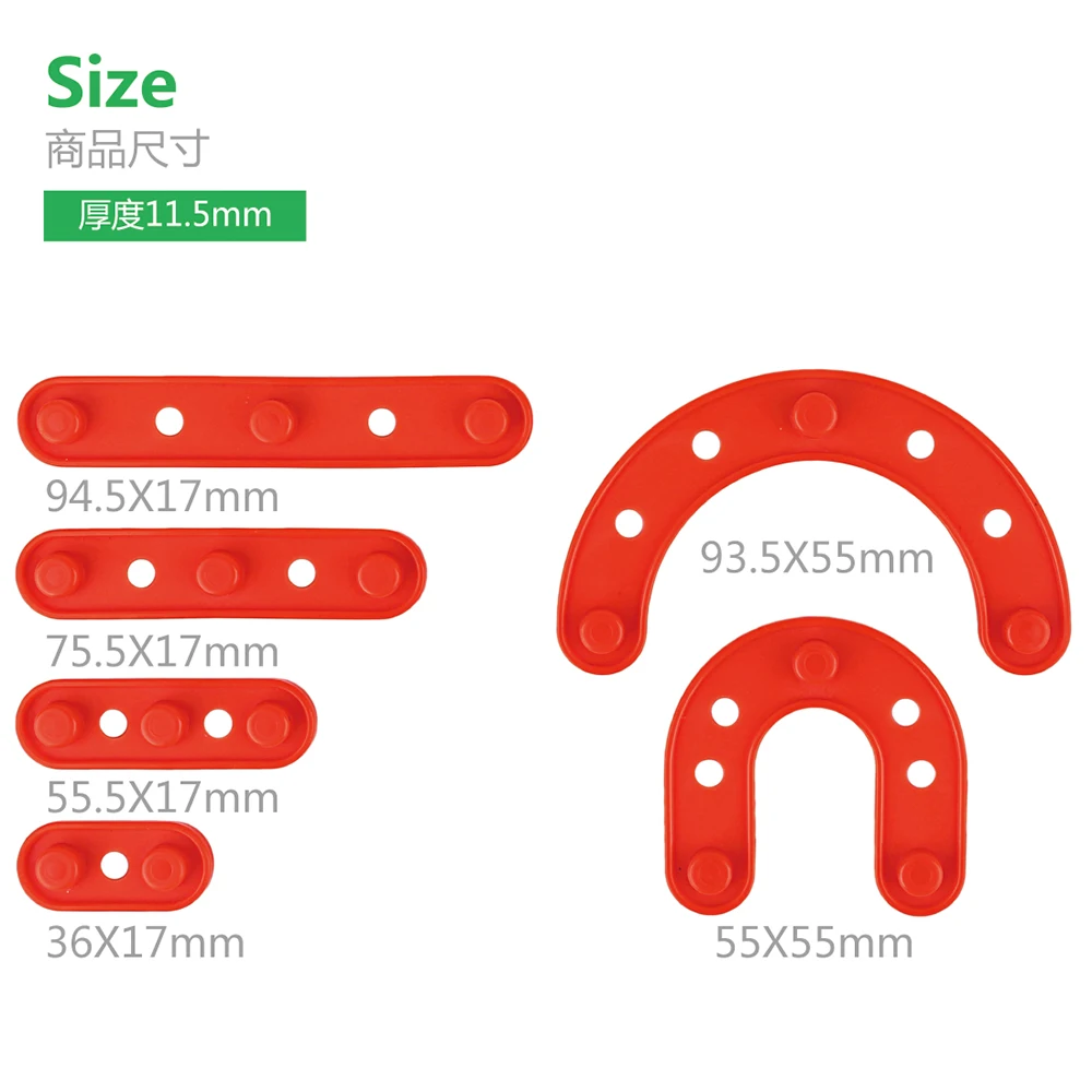 kindergarten DIY building material blocks toys Compatible ABS plastic kids educational toys