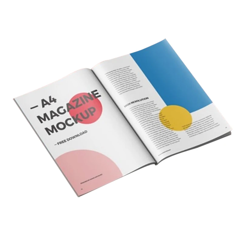 Free Samples Cheap Cost Full Color Customized Modern Living Magazine Printing Company