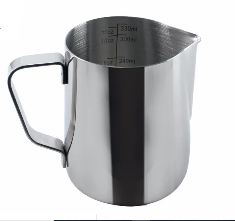 
Espresso Steaming Pitcher Milk Frothing Measurement Cup 20oz Milk Frothing Pitcher 