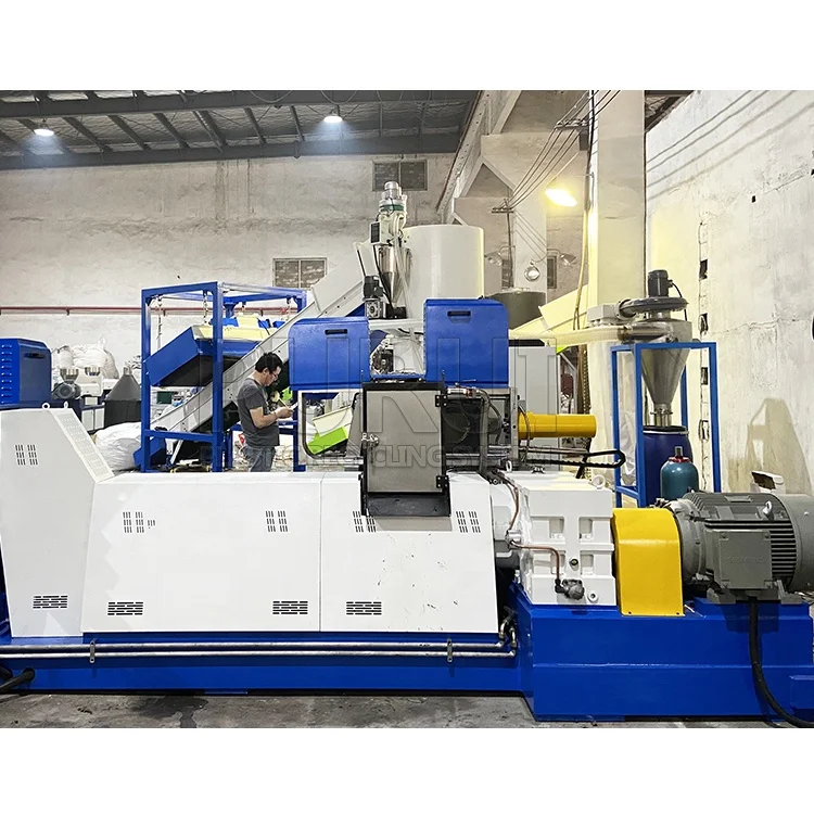 100~200 kg/h plastic recycling pellets granules making cutter cutting machine