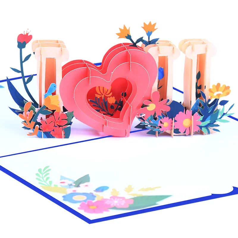 Ychon 3D Invitations with Envelopes Watercolor Cards for Your Wedding Bridal Shower weeding card wedding invitation box