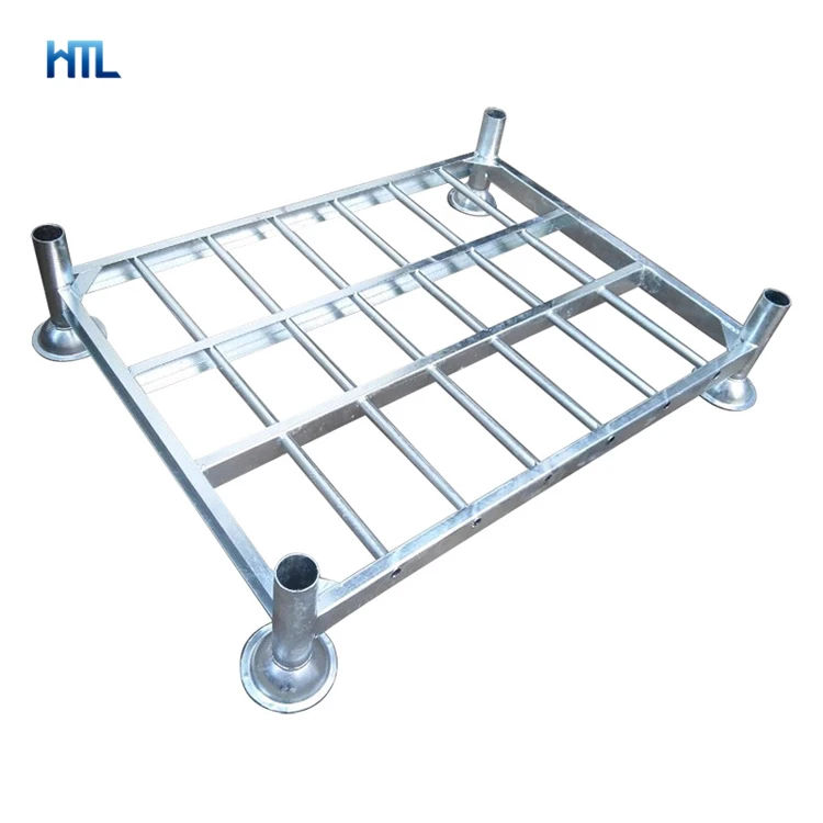 HML Heavy duty steel industrial storage warehouse stacking pallet