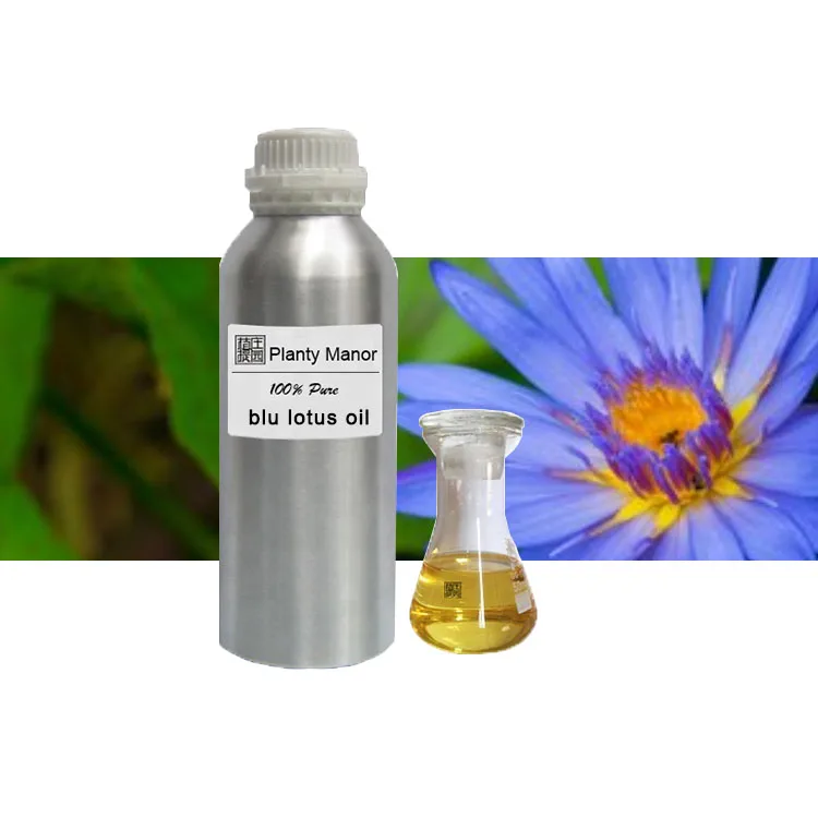 Organic Blu Blue Lotus Essential Oil Lotus Leaf Lotus Blossom Fragrance Oil And Moringa Oil