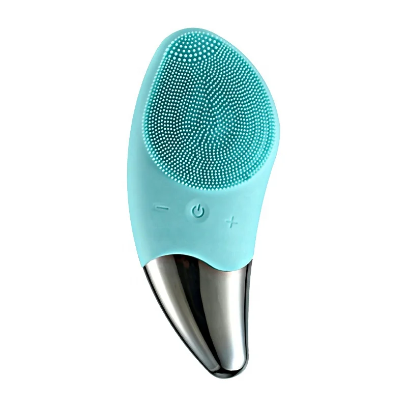 Massage Facial Ultrasonic Exfoliating Electric Silicone Electric Facial Cleaning Brush